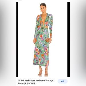 Beautiful AFRM Revolve dress!